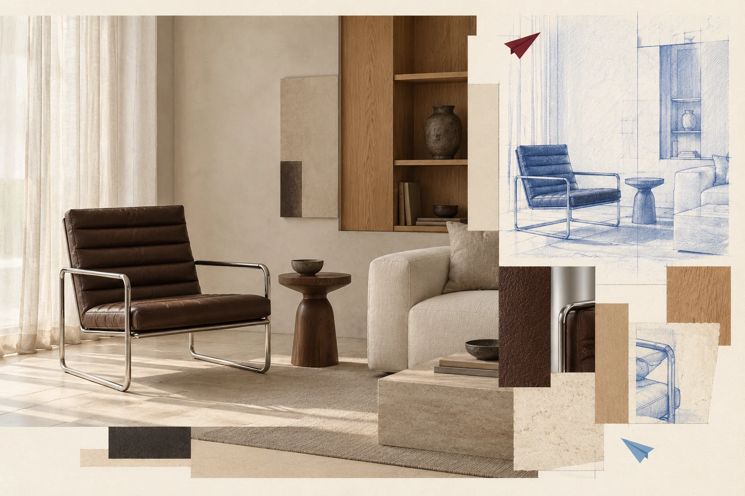 Sitting area / collage